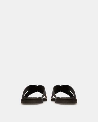 Jabil Leather Sandals In Black