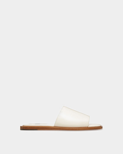 Sabian Leather Sandals In Bone