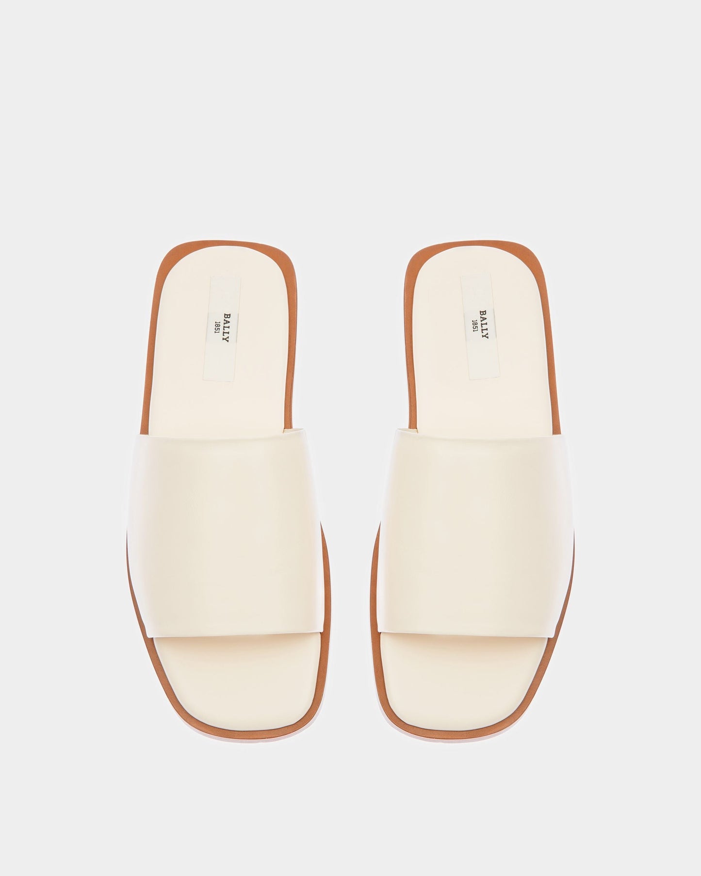 Sabian Leather Sandals In Bone