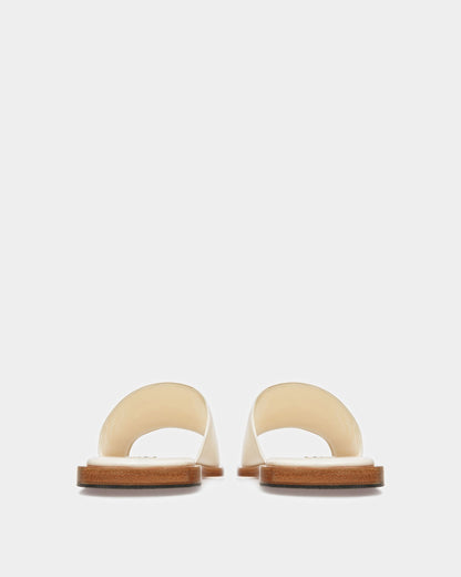 Sabian Leather Sandals In Bone