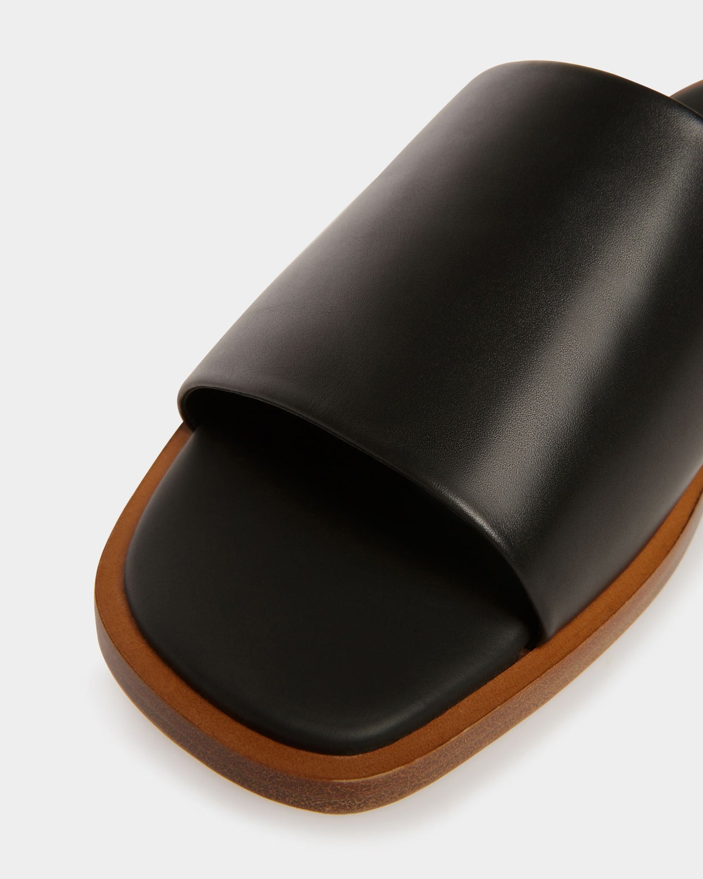 Sabian Leather Sandals In Black