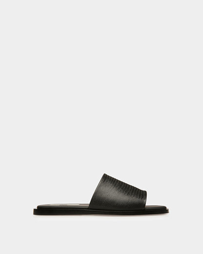 Sabian Leather Sandals In Black