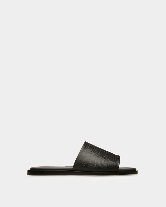 Sabian Leather Sandals In Black