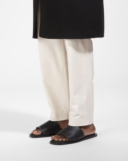 Sabian Leather Sandals In Black