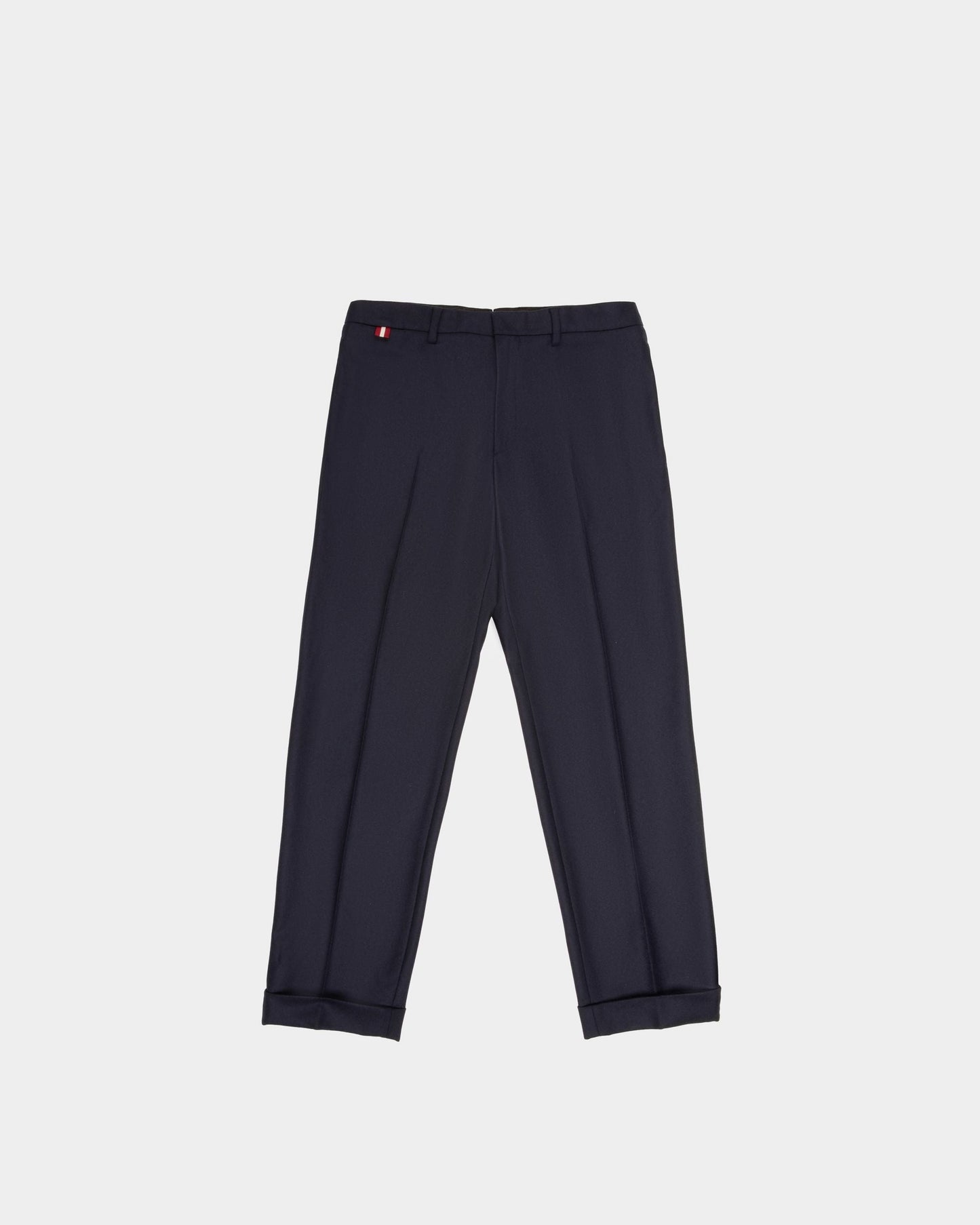 Wool & Cashmere Trousers In Black