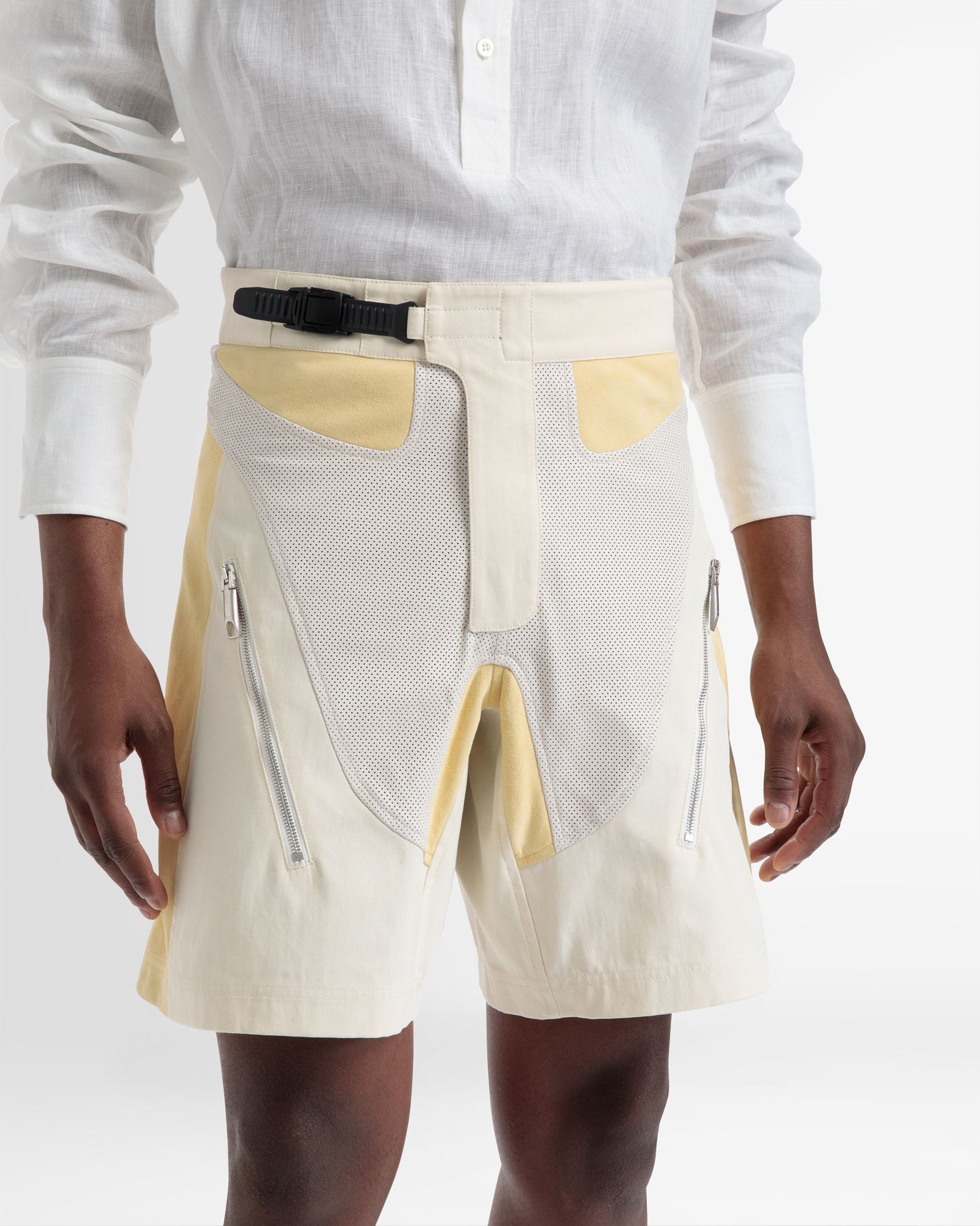 Canvas Bermuda Shorts In Multicolour