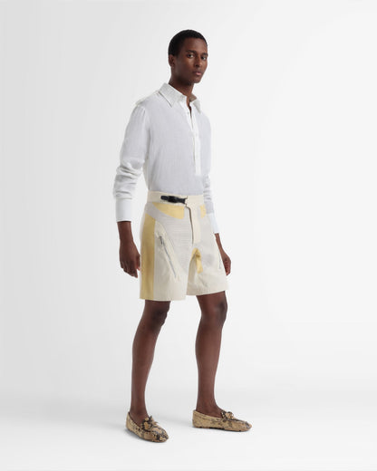 Canvas Bermuda Shorts In Multicolour