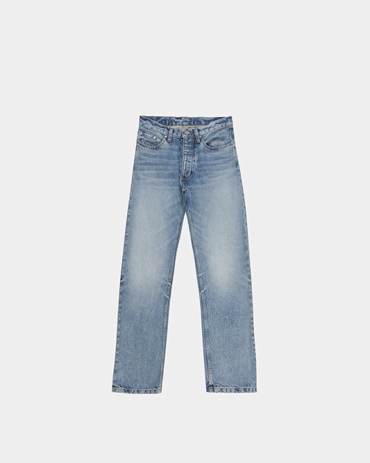 Flared Pants In Blue Denim