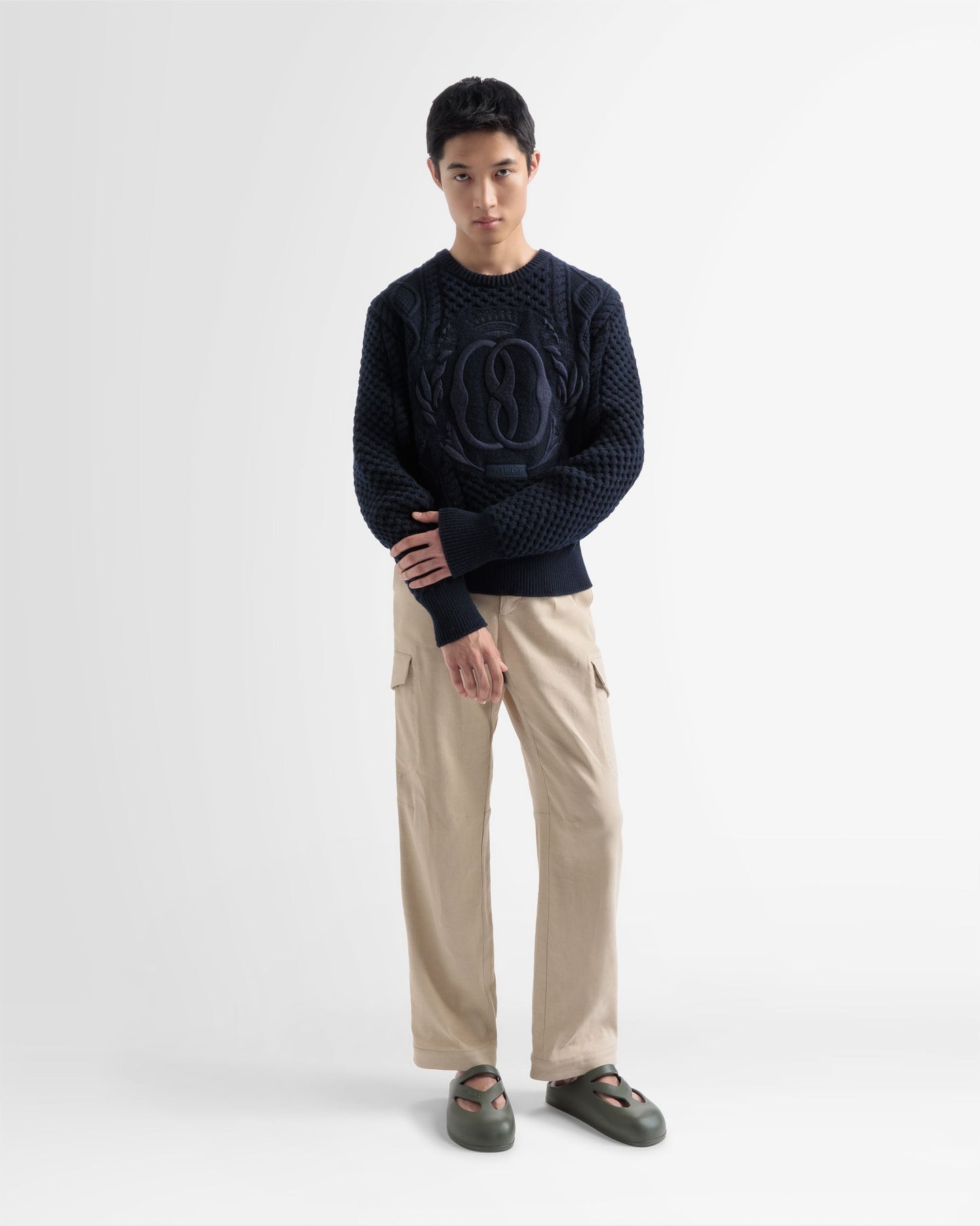 Oaks Slide Sandal In Rubber