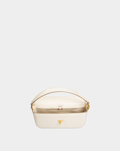 Brodye Leather Crossbody Bag In Bone