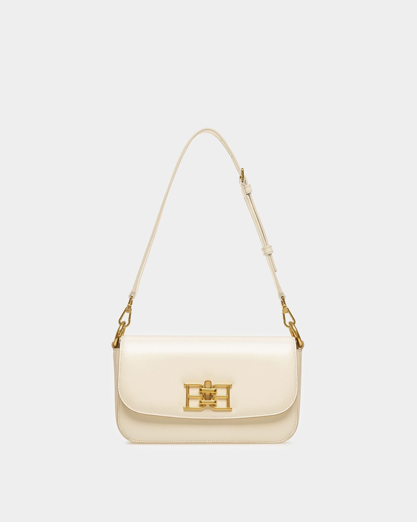 Brodye Leather Crossbody Bag In Bone