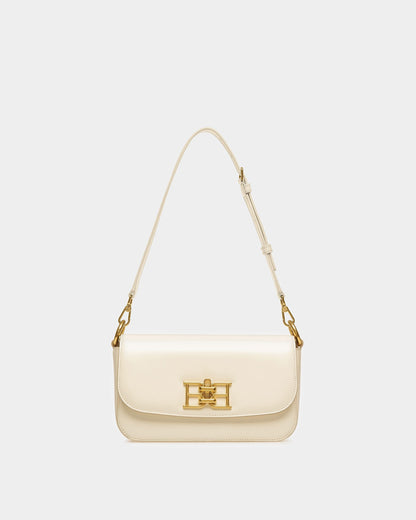 Brodye Leather Crossbody Bag In Bone
