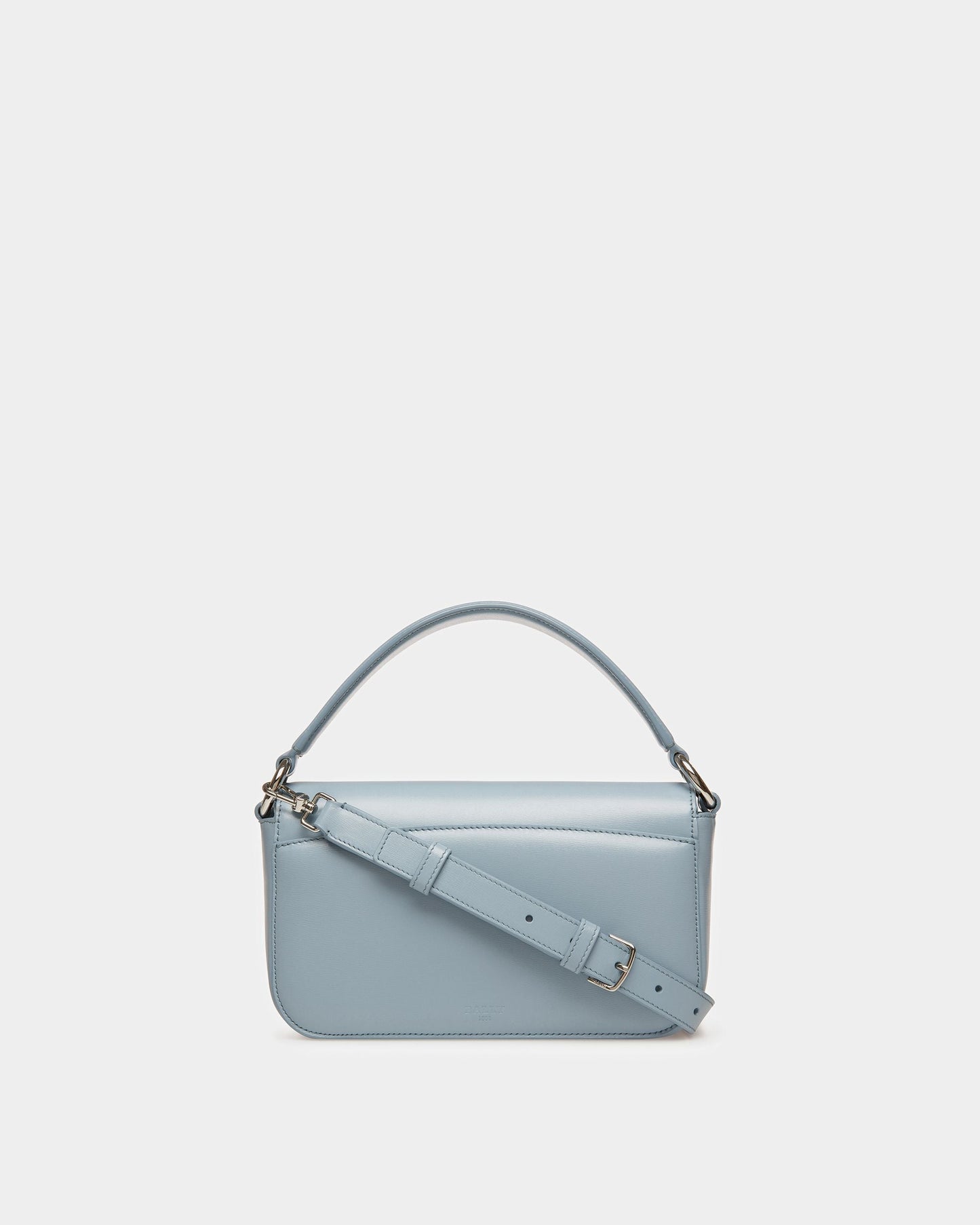 Brodye Leather Crossbody Bag In Light Blue