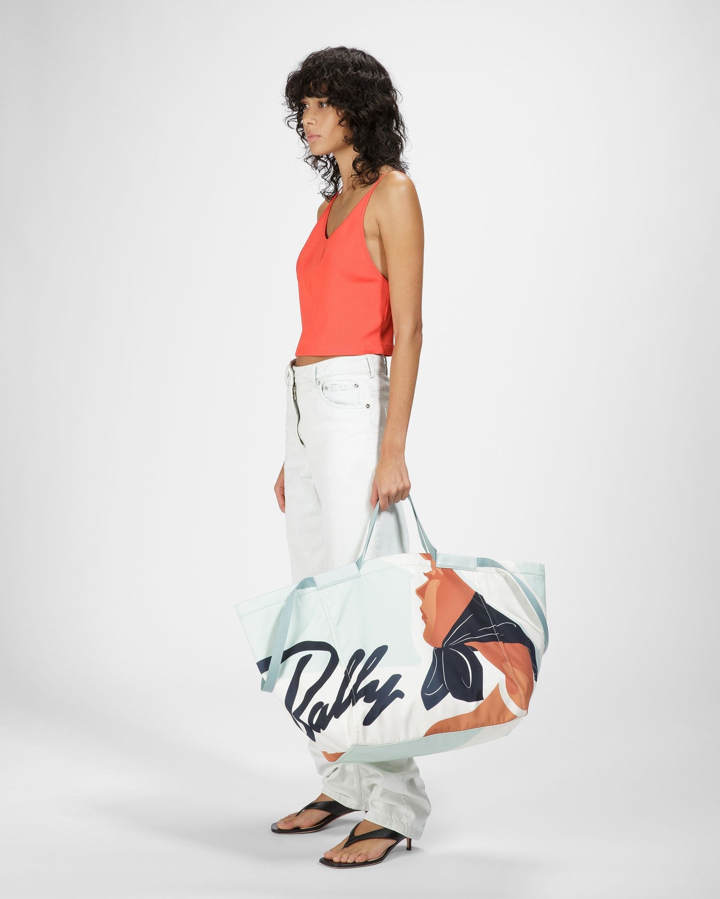 Billboard Nylon Tote In Blue