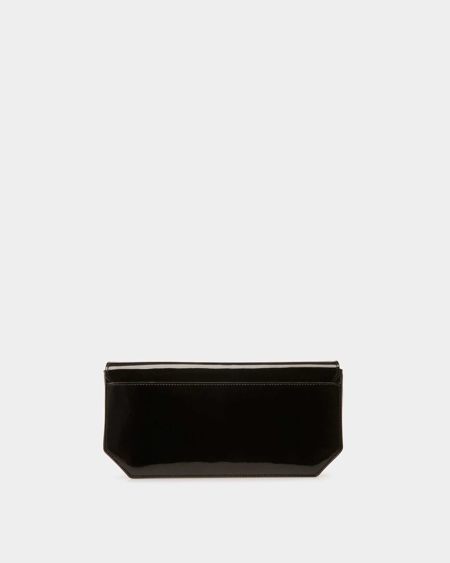 Emblem Shoulder Bag In Black Leather