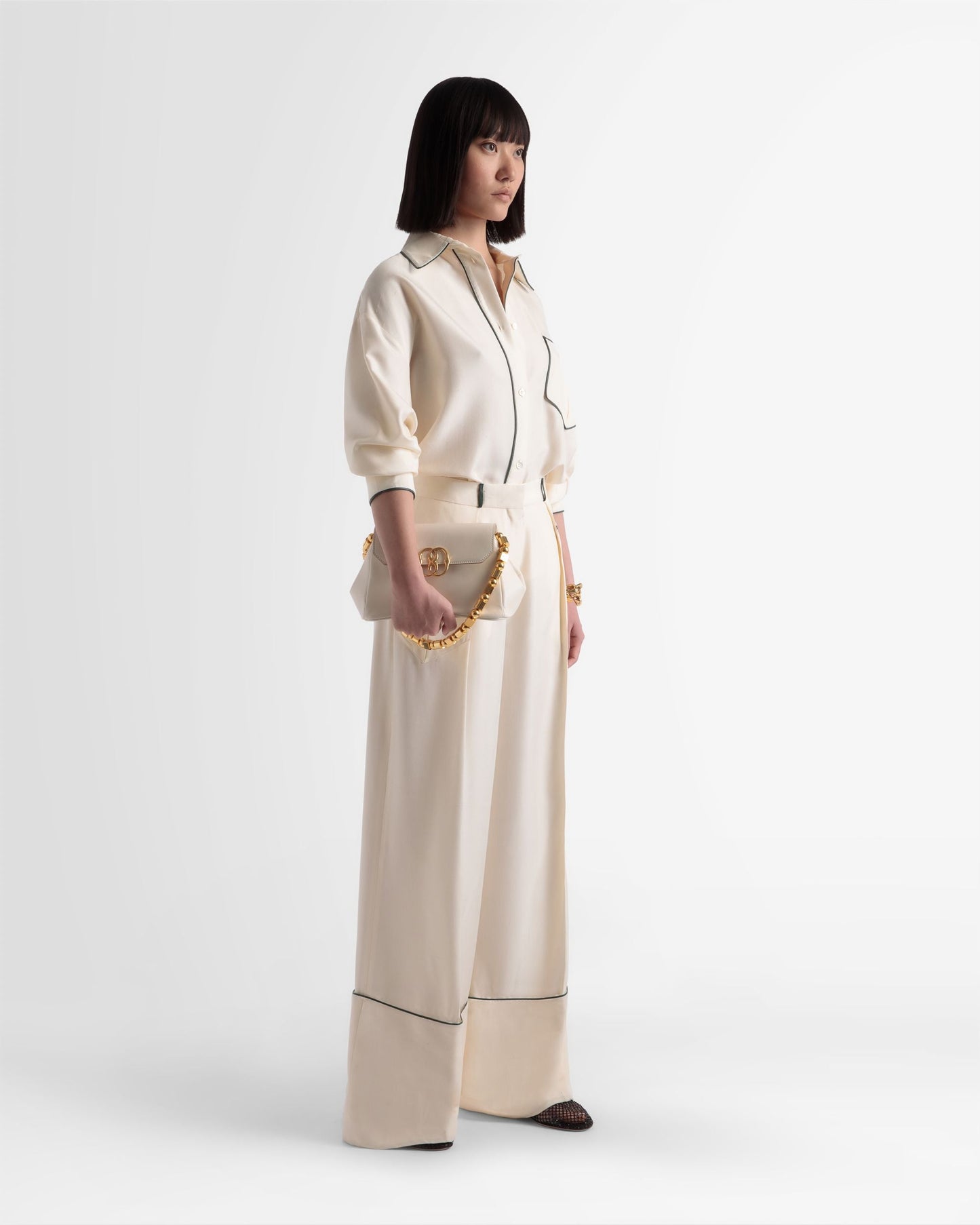 Emblem Mini Bag In Plain Leather