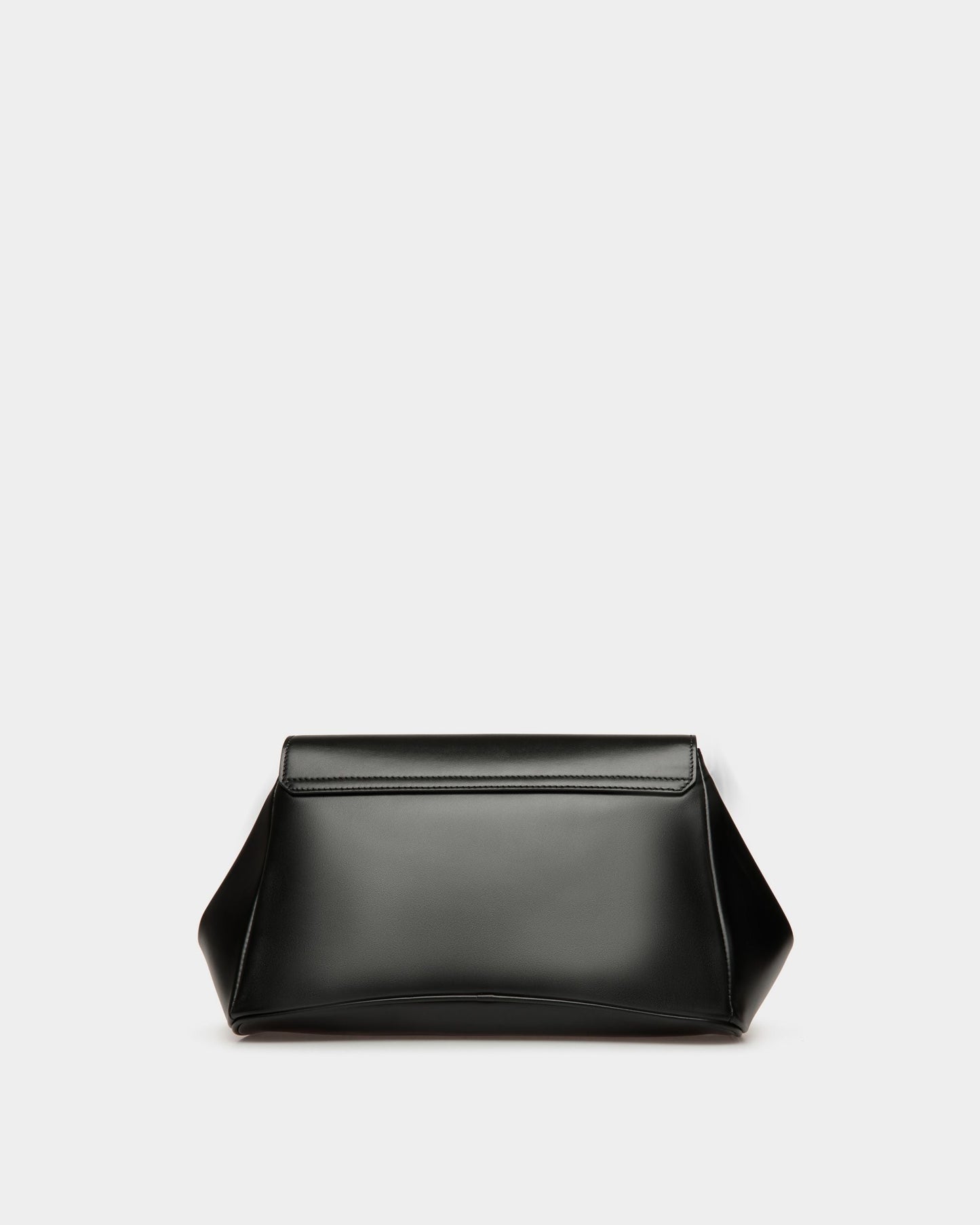 Emblem Shoulder Bag In Plain Leather