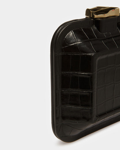 To Go Minibag In Crocodile Embossed Leather