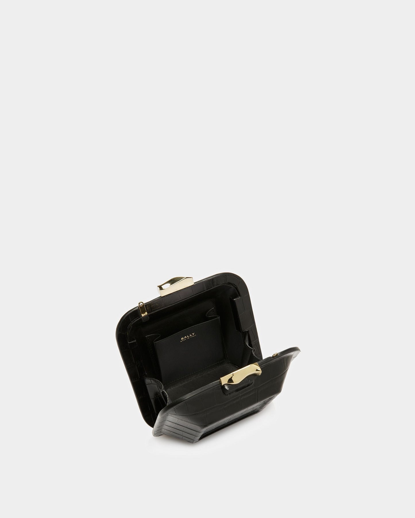 To Go Minibag In Crocodile Embossed Leather