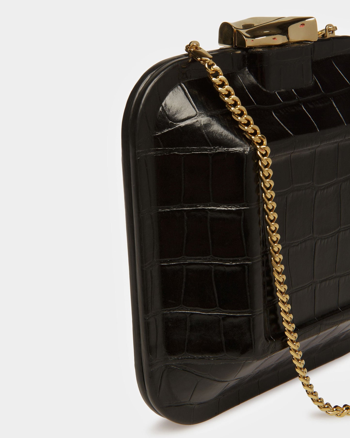 To Go Minibag In Crocodile Embossed Leather
