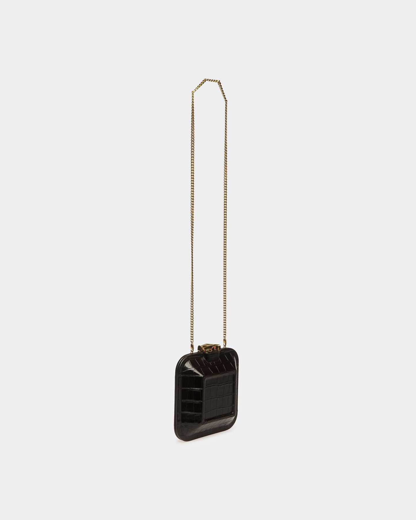 To Go Minibag In Crocodile Embossed Leather