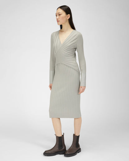 Ginny Flat Leather Boots In Brown