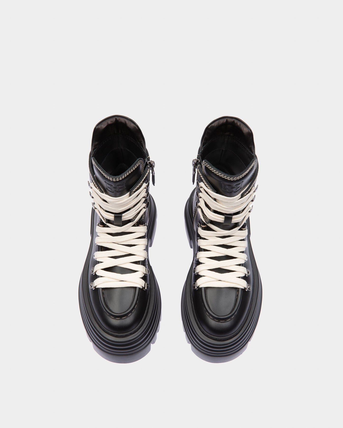 Graciella Leather Booties In Black