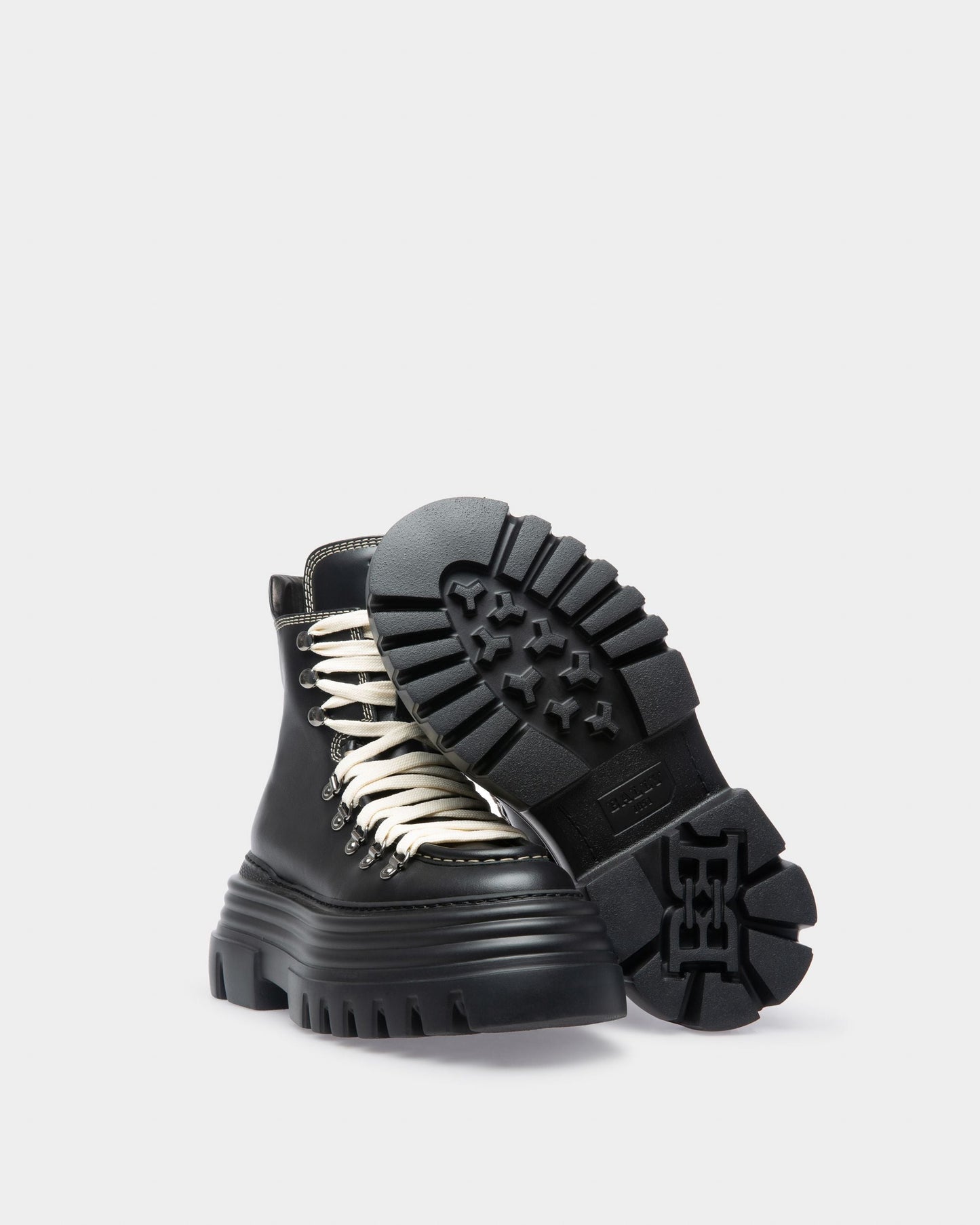 Graciella Leather Booties In Black