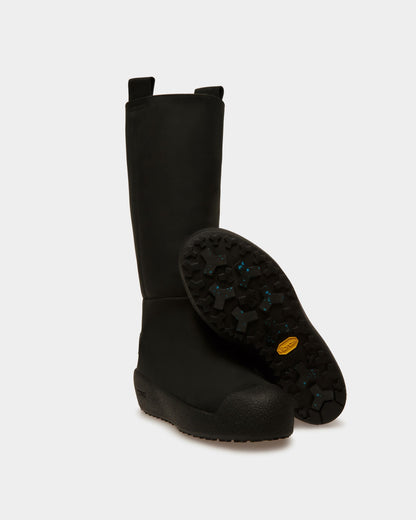 Jackson Leather Long Boots In Black