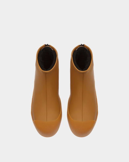 Bernina Leather Booties In Camel