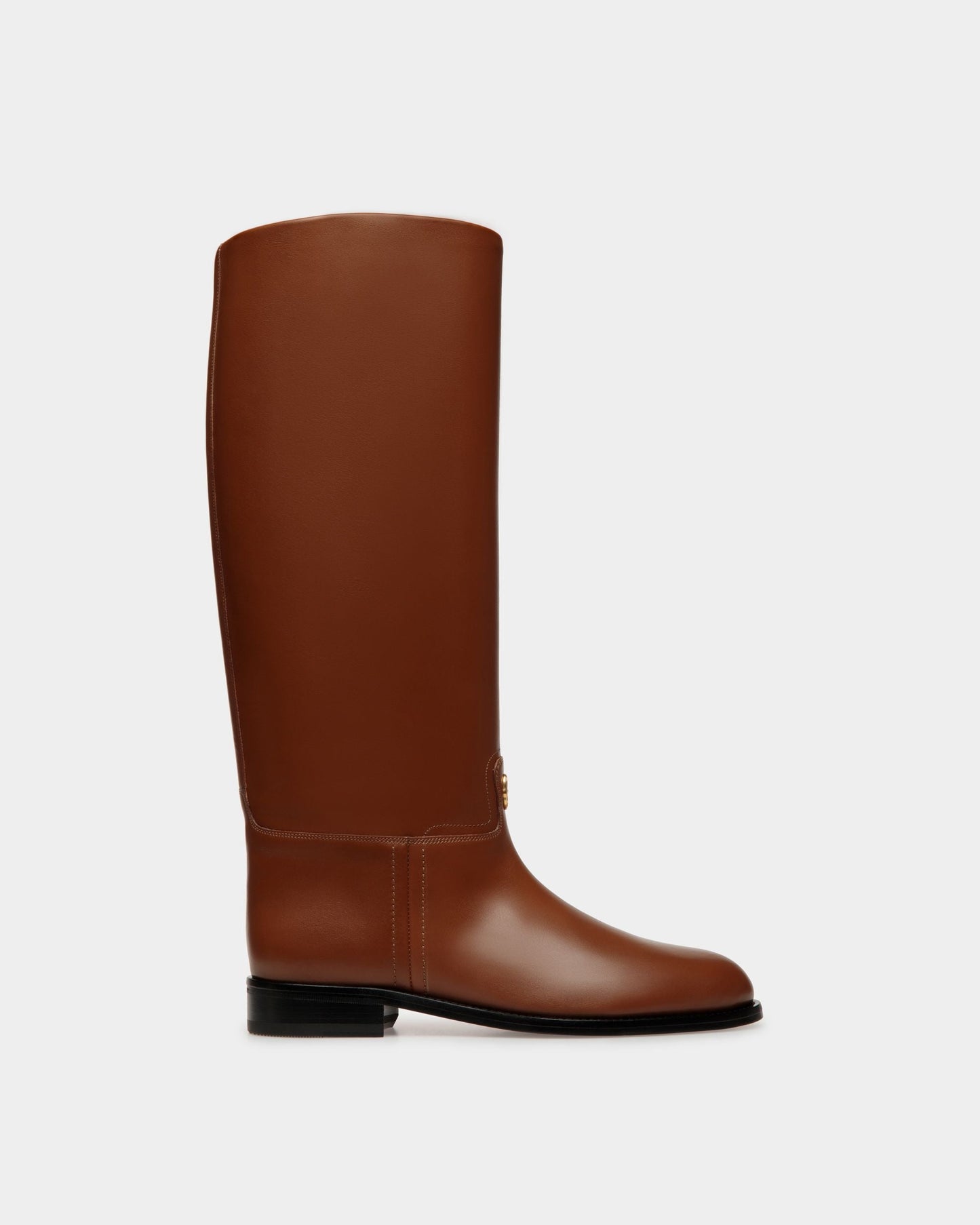 Huntington Long Boots In Brown Leather