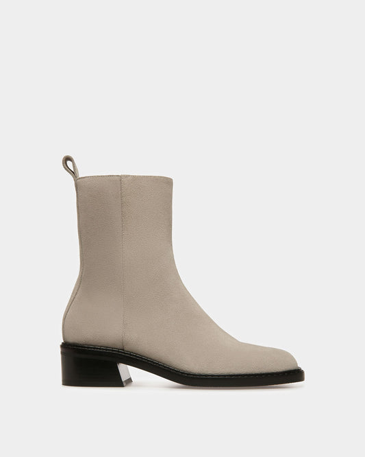Austine Leather Boots In Stone