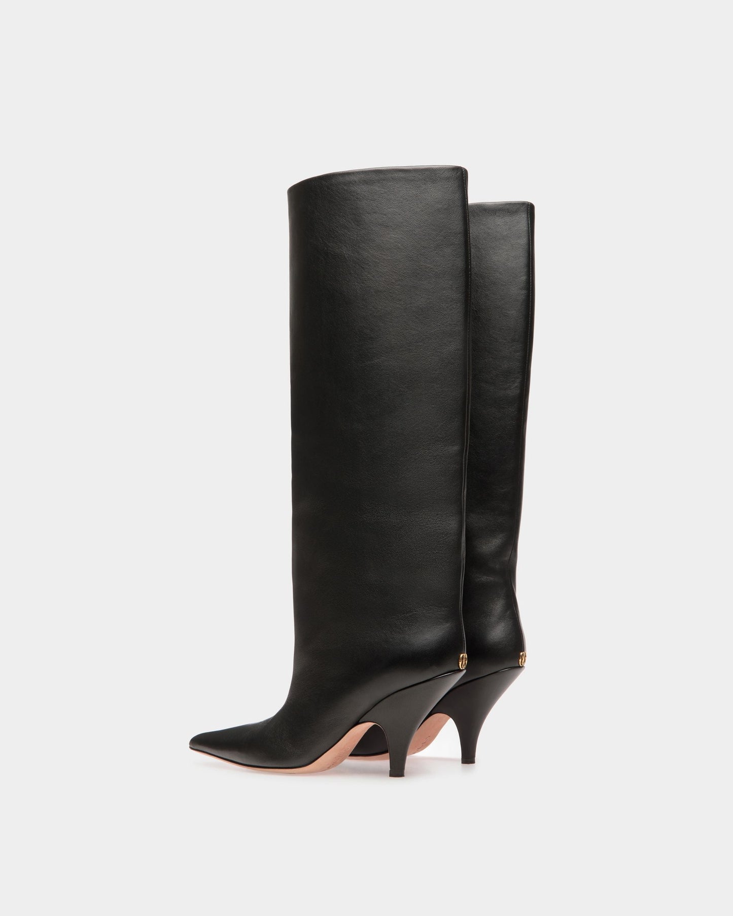 Katy Long Boots In Black Leather