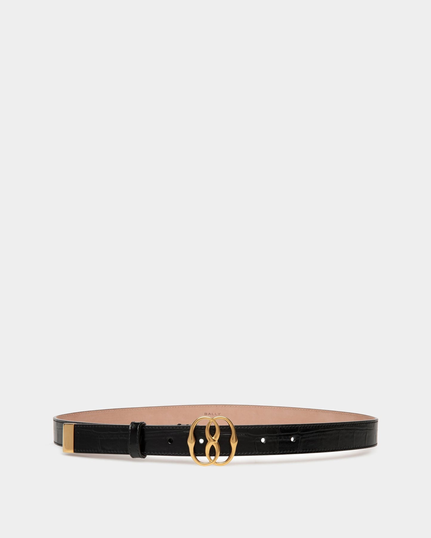Emblem Crocodile Embossed 25mm Belt