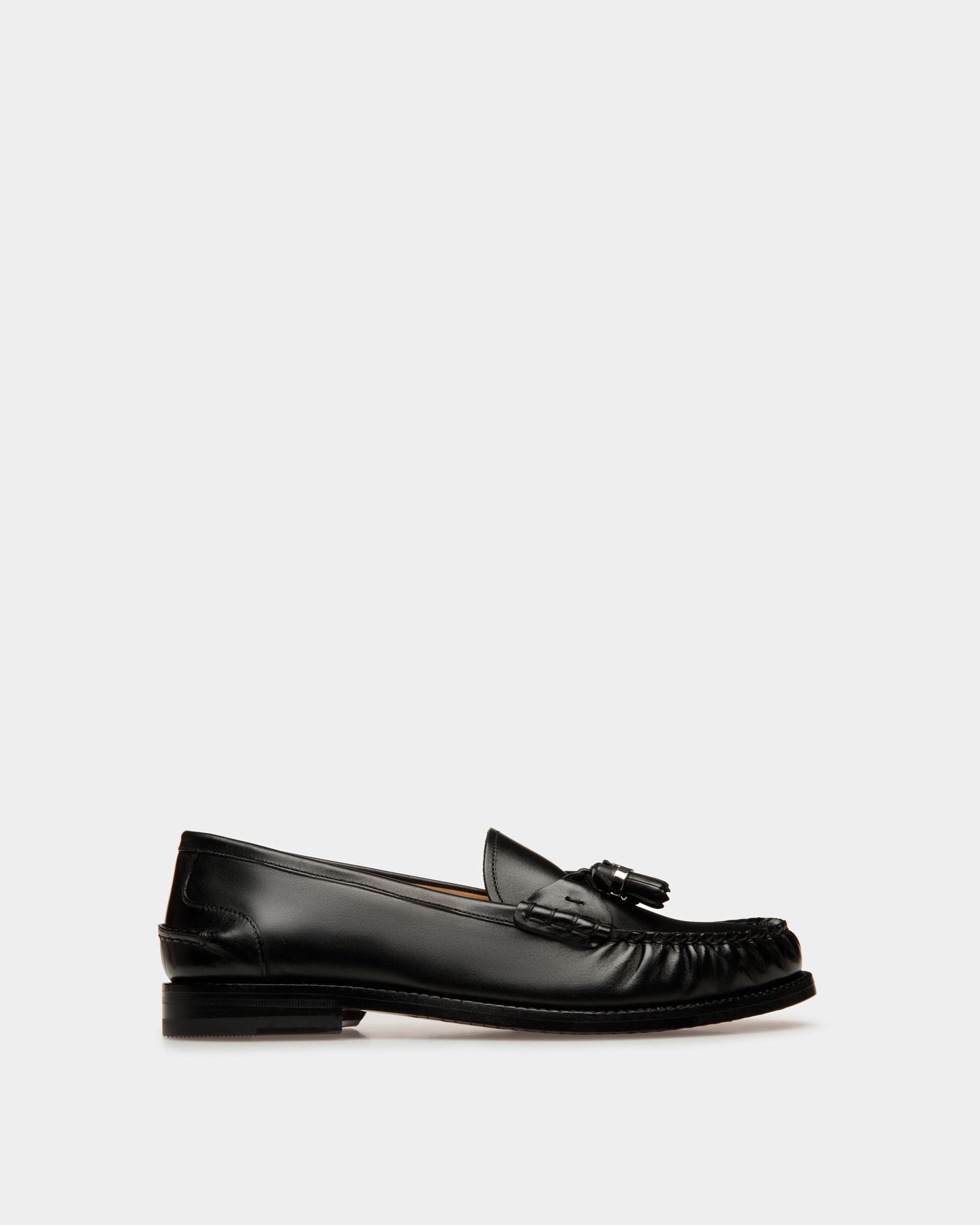 Rome Moccasins In Black Leather