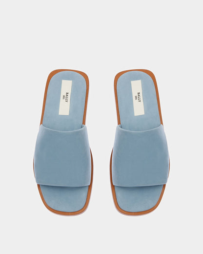 Sabian Leather Sandals In Light Blue