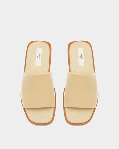 Sabian Leather Sandals In Fossil