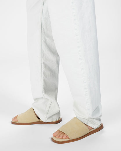 Sabian Leather Sandals In Fossil