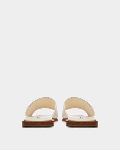 Sabian Leather Sandals In Bone