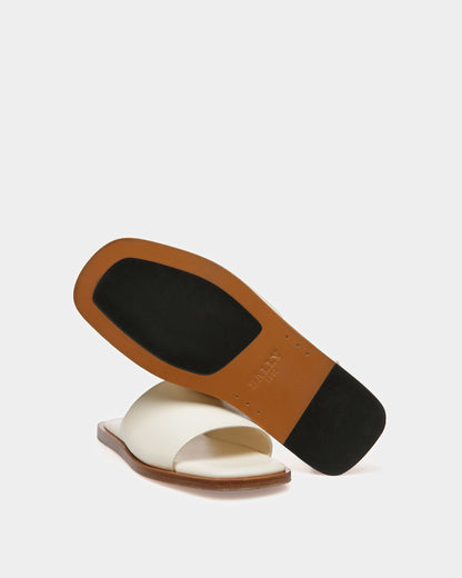 Sabian Leather Sandals In Bone