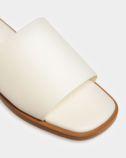 Sabian Leather Sandals In Bone