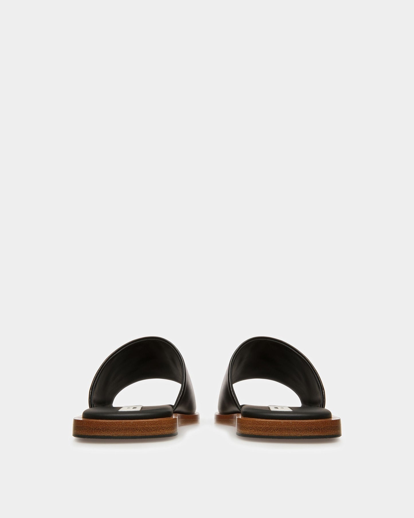 Sabian Leather Sandals In Black