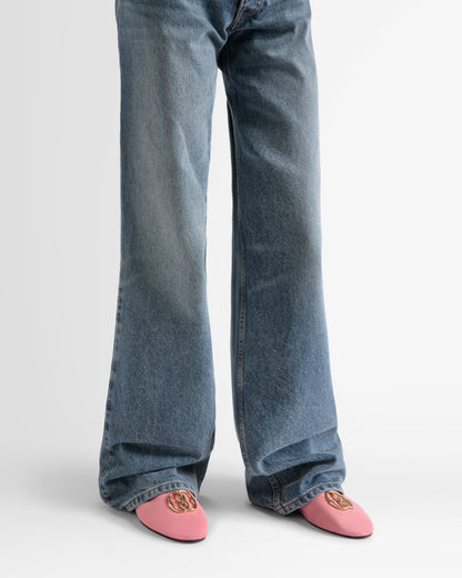 Emblem Loafer In Suede