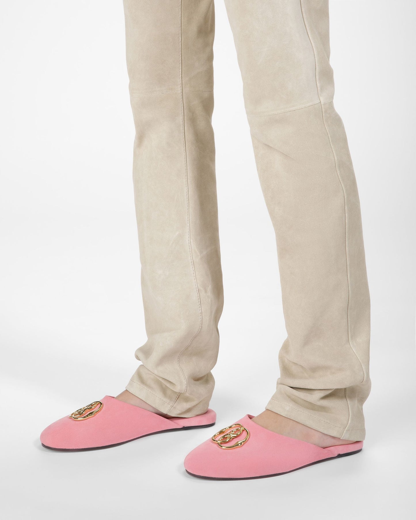 Emblem Loafer In Suede