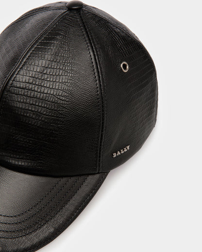 Leather Baseball Cap