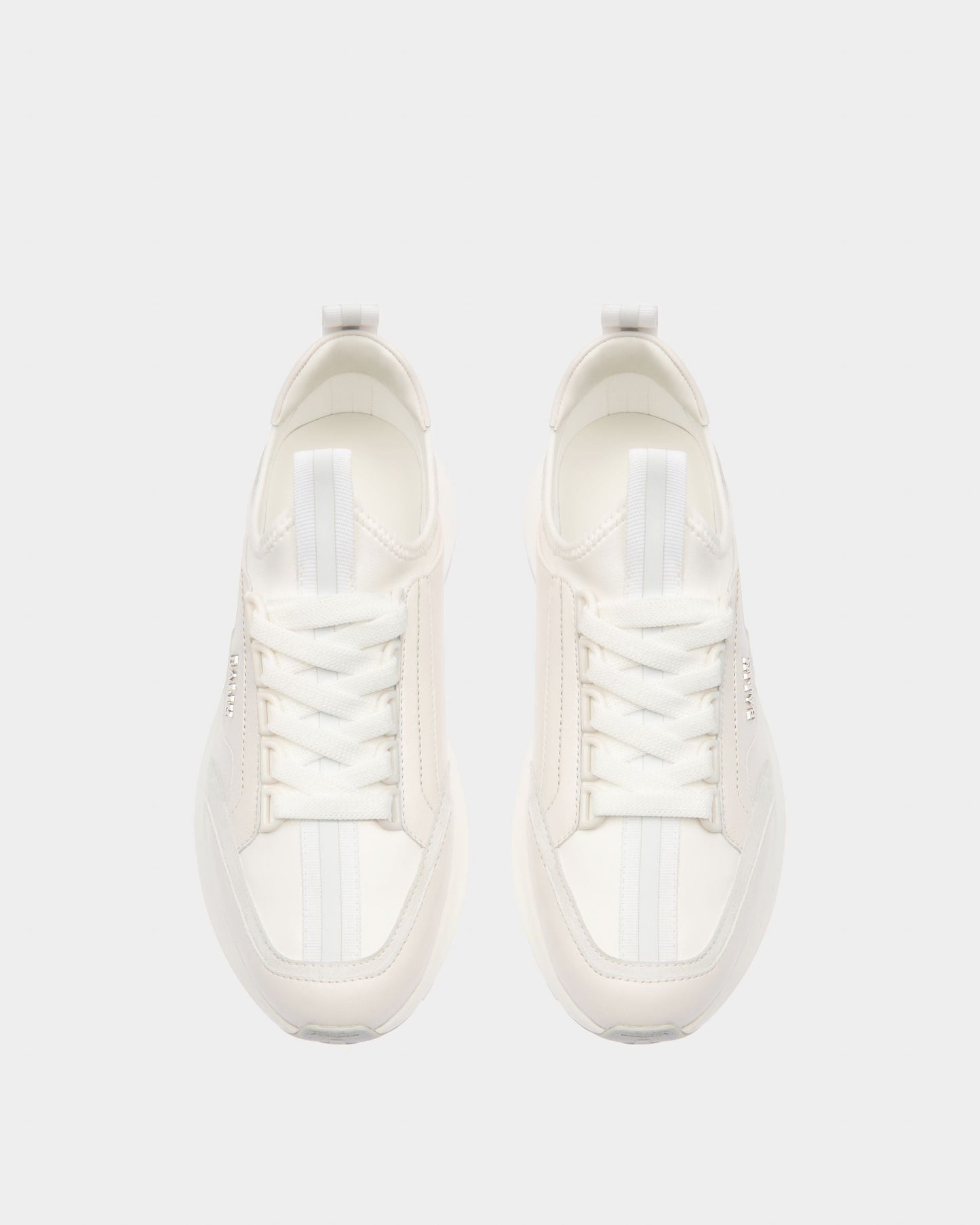 Deven Leather Sneakers In White