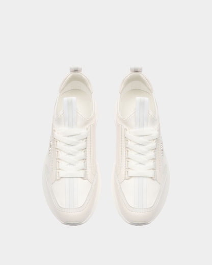 Deven Leather Sneakers In White