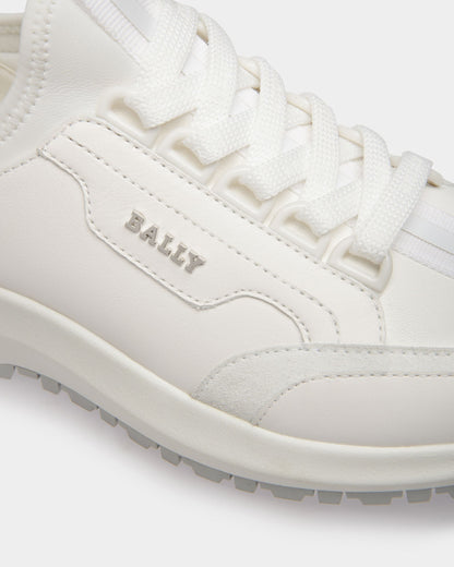 Deven Leather Sneakers In White