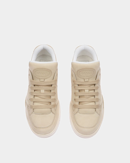 Kiro Leather Sneakers In Beige