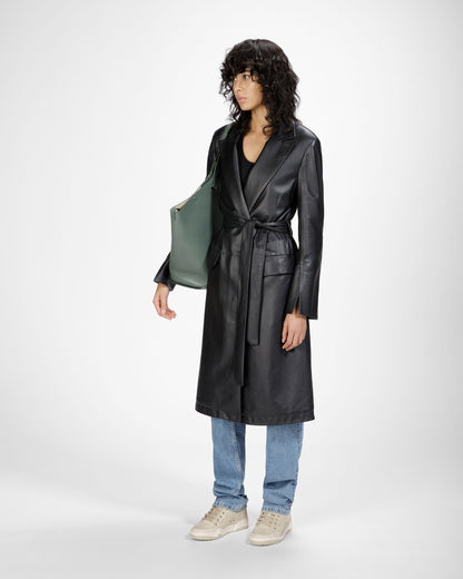 Kiro Leather Sneakers In Beige